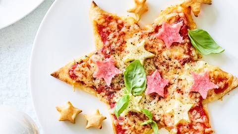 Pizza étoile en pâte feuilletée