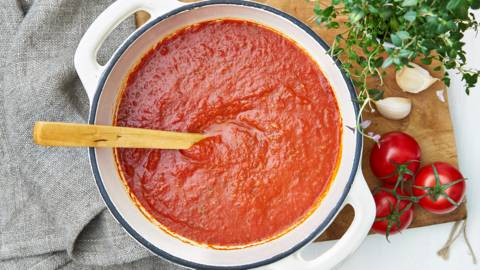 La vraie sauce tomate italienne classique