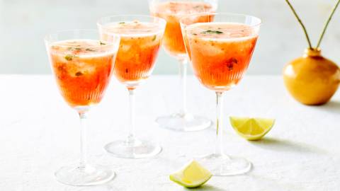 Margarita fraise-champagne
