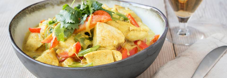 Curry thaï au poulet