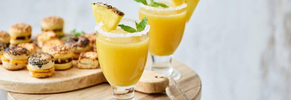 Mocktail pétillant ananas-citron vert